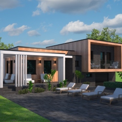 montazna kuća tip modern
